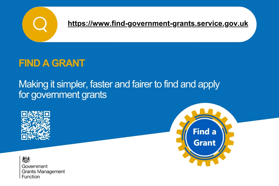 Find a Grant: the new digital service to find and apply for 